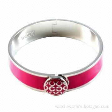 Designer Bangle, Made of Metal with Plating, Small Orders Accepted, OEM/ODM Welcomed